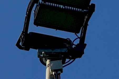 Unsere neue LED-Flutlichtanlage